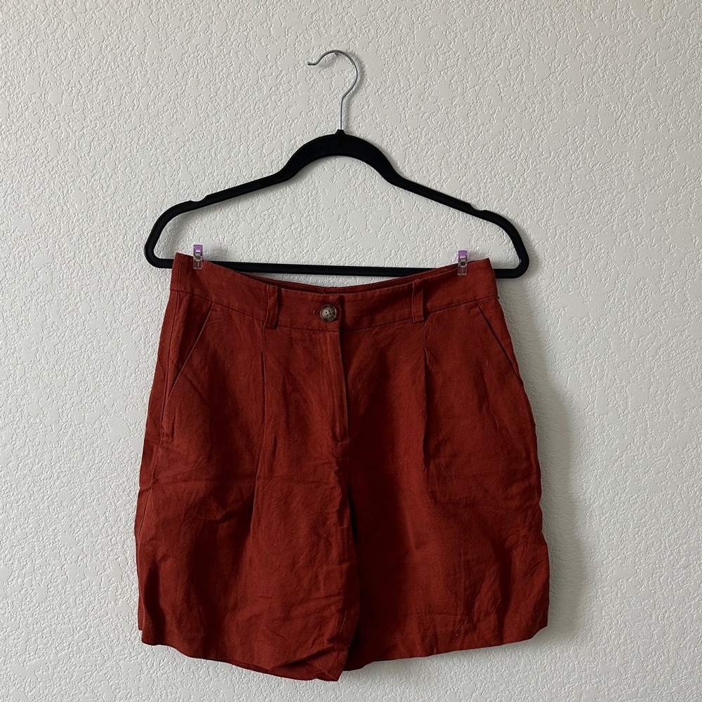 LOFT Rust Shorts